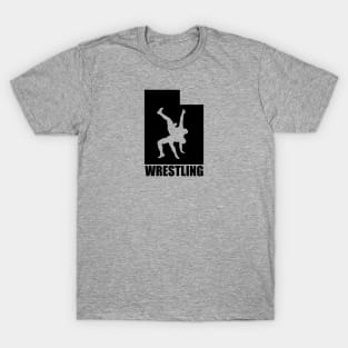 Utah Wrestling (w/ Text) T-Shirt